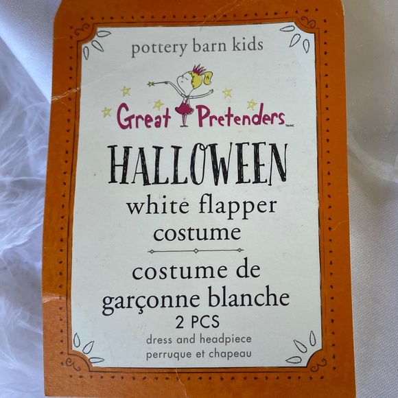 White Flapper Halloween Costume - PBK - Picture 4 of 7